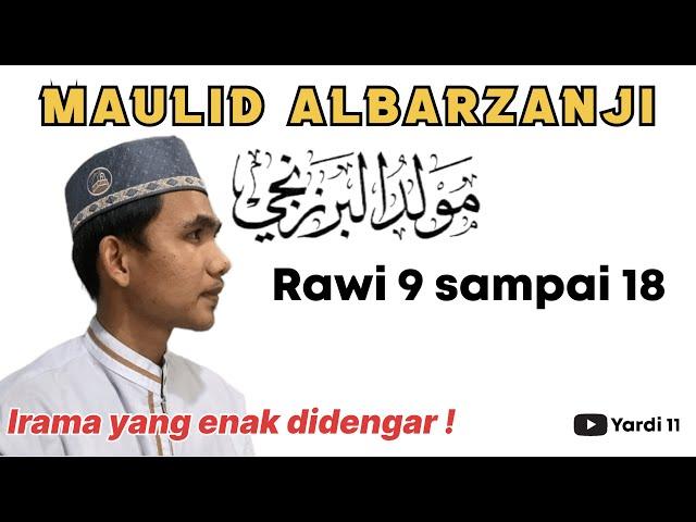 Beginilah irama membaca barzanji rawi 9 sampai 18 yang enak didengar