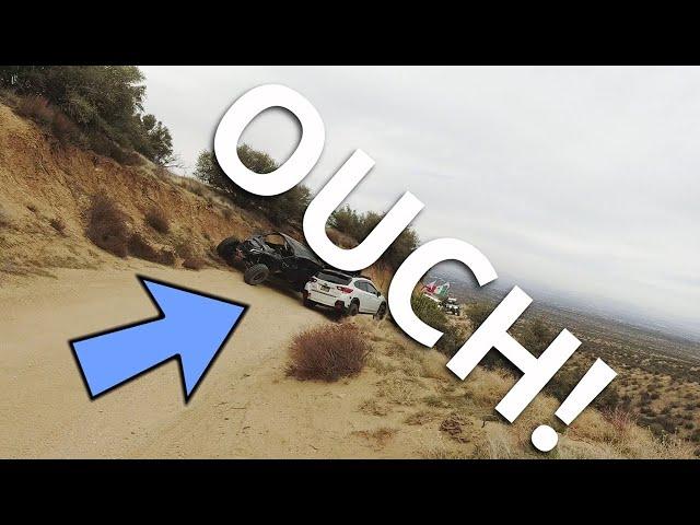 POV Subaru Crosstrek Off Roading (Mt Baldy pt 2) I GOT HIT!!!