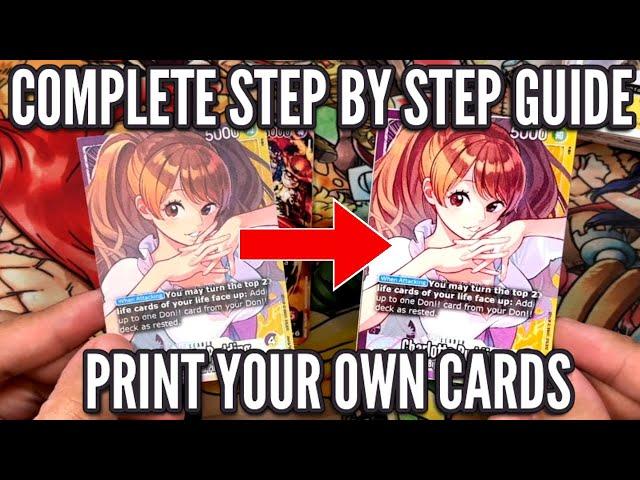 How To Print Proxy Cards - A Complete Guide (One Piece, Pokemon, Yugioh, Magic, Digimon, Etc)