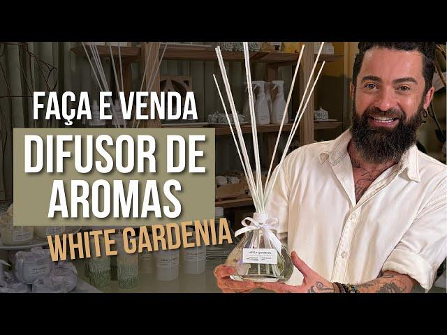 FAÇA E VENDA DIFUSOR DE AROMAS WHITE GARDENIA