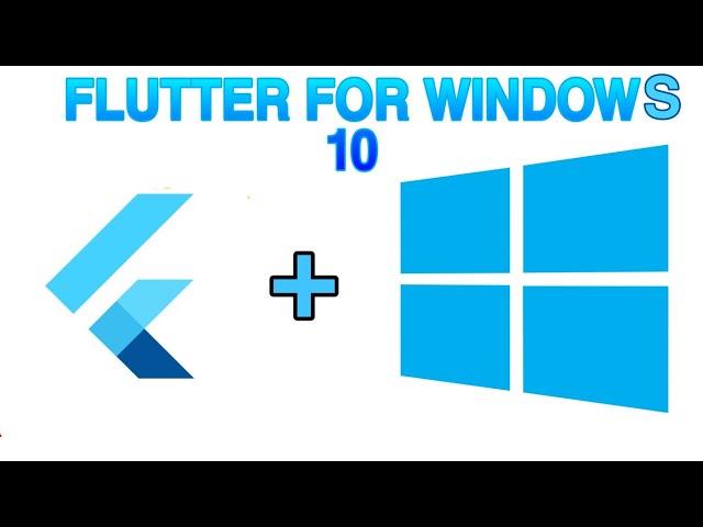 how to install flutter SDK in windows 10