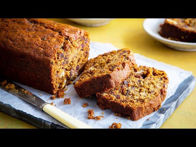 Date and Nut Loaf Cake Recipe - Hot Chocolate Hits