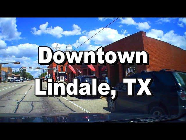 Driving Downtown Lindale, TX (Dash Cam)