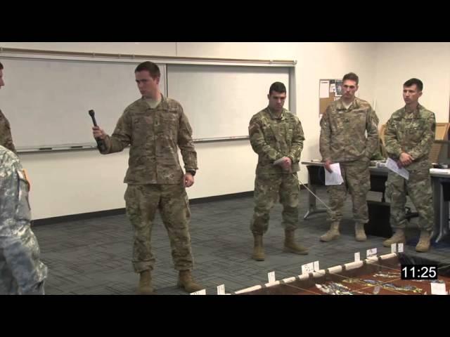 MCCC Students Conduct Company Combined Arms Rehearsal