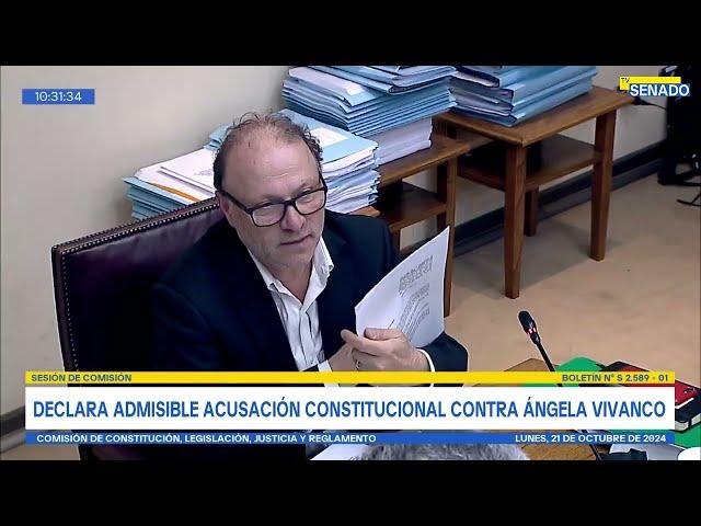 Comisión de Constitución, Legislación, Justicia y Reglamento - 21 de Octubre 2024