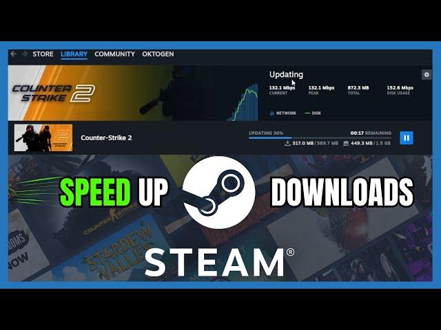 How to Speed Up Steam Downloads | Fix Steam Slow Download Speed