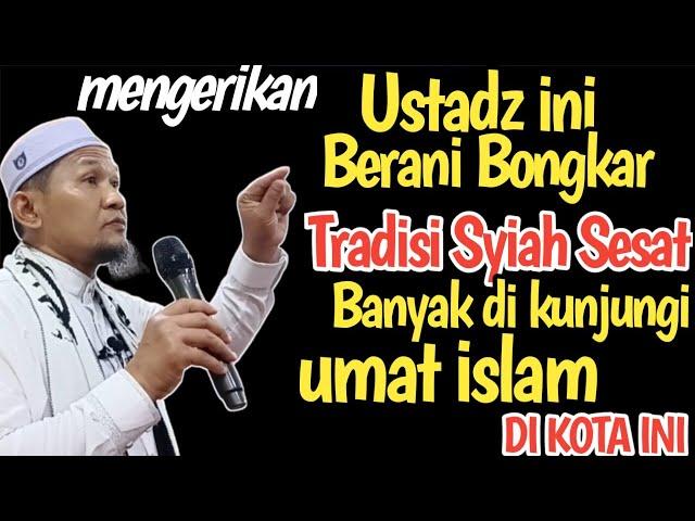 terbongkar sudah tradisi jahiliyah syiah di Sumatra Barat ( Tabuik) "Ustadz Zulherwin"