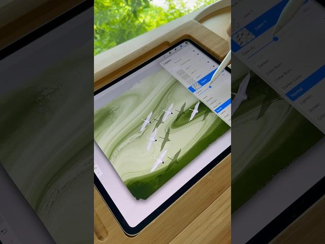 Procreate easy painting tutorial #procreatetutorials #procreate
