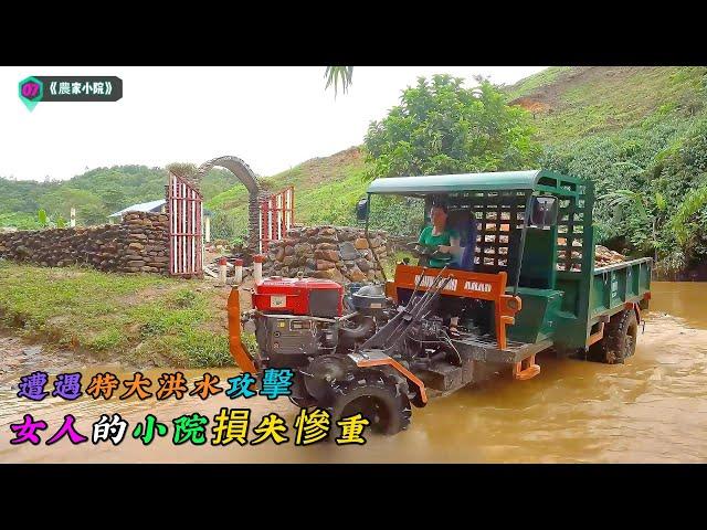 遭遇特大洪水攻擊，女人的小院損失慘重《農家小院》07