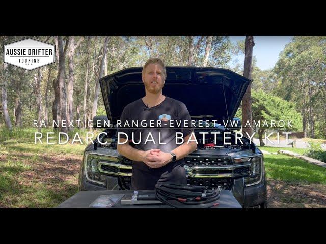 RA Next Gen Ford Ranger - Everest |  VW Amarok REDARC Under Bonnet DIY Dual Battery Kit Install