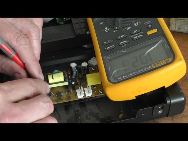 Testing optocoupler optical isolator on SMPS PSU with multimeter