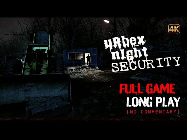 Urbex Night Security - Good + Bad Ending | Full Game Longplay Walkthrough | 4K | No Commentary