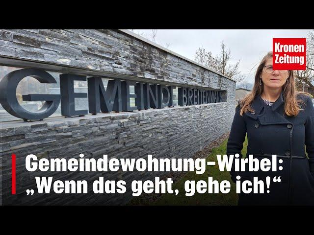 Gemeindewohnung-Wirbel: „Wenn das geht, gehe ich!“ | krone.tv NEWS