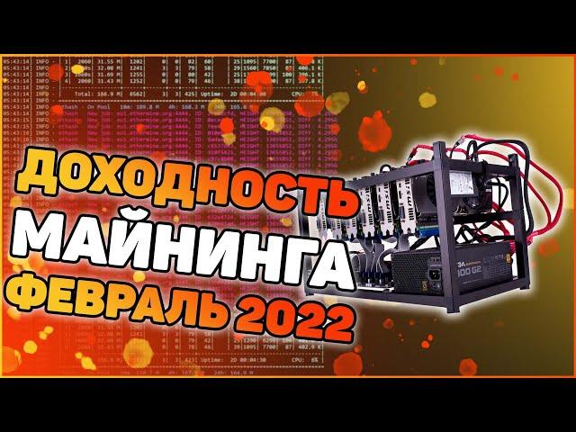 Майнинг в Феврале 2022 | Доходность, Окупаемость, Цены