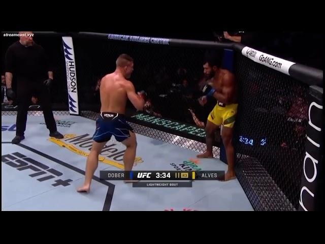 Drew Dober finishes Alves with a clean body shot KO: UFC 277