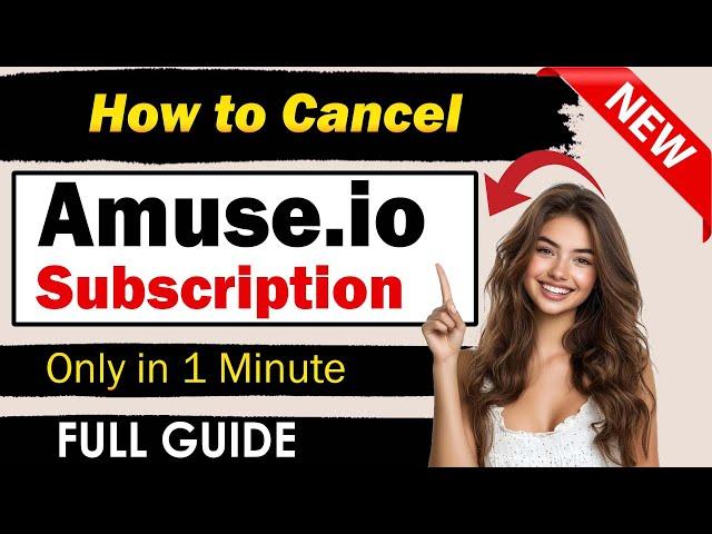 How to Cancel Amuse.io Subscription - Fast & Easy! (No More Auto Charges!)