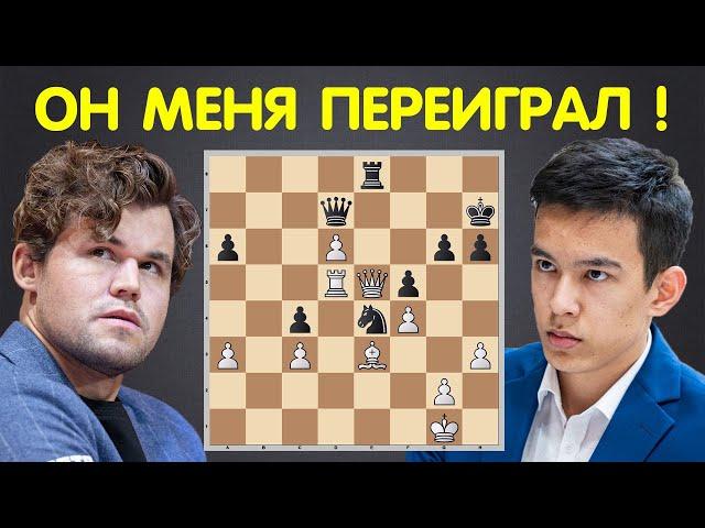 РЕШАЮЩАЯ ПАРТИЯ Магнус КАРЛСЕН – Нодирбек АБДУСАТТОРОВ | Tata Steel Chess India 2024 | Шахматы