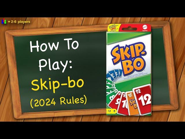 How to play Skip-bo (2024 Rules)