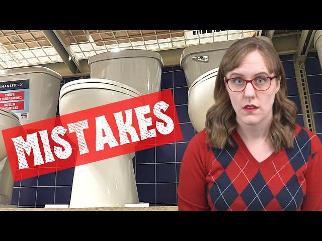 Avoid These 7 Common Toilet Buying Mistakes!