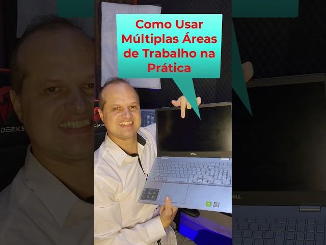 Como Usar Múltiplas Áreas de Trabalho na Prática #windows #dicas #desktop
