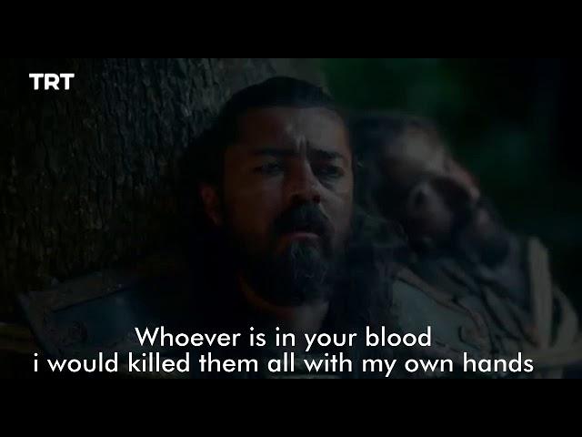 Ertugrul nailed Noyan's hand to a tree Ertugrul S02E97