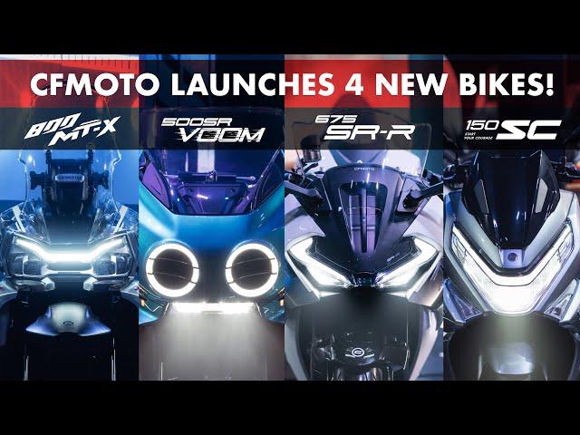 CFMOTO 800MT-X, 500SR VOOM, 675SR-R, 150SC: Price, Features, Specs, Height & Top Speed