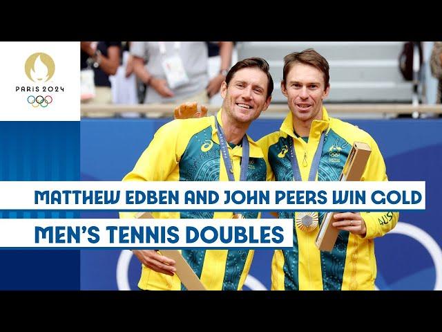 Matthew Ebden, John Peers win gold in men’s tennis doubles  | Paris 2024 highlights