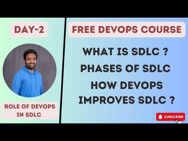 Day-2 | Improve SDLC with DevOps | Free DevOps Course | 45 days | #devopscourse #learning