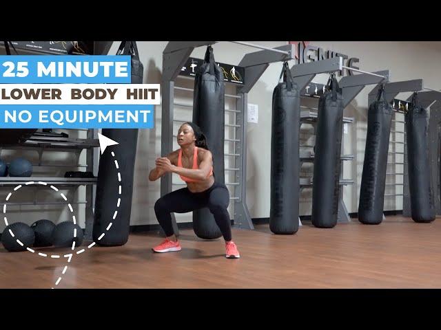 25 Minute Lower Body HIIT - No Equipment