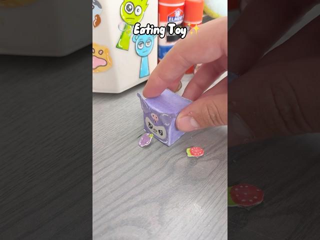Cute Mini Diy Eating Toy!? #papercraft #cutecrafts #miniecraft #sanrio #cute #crafts #craft #diy