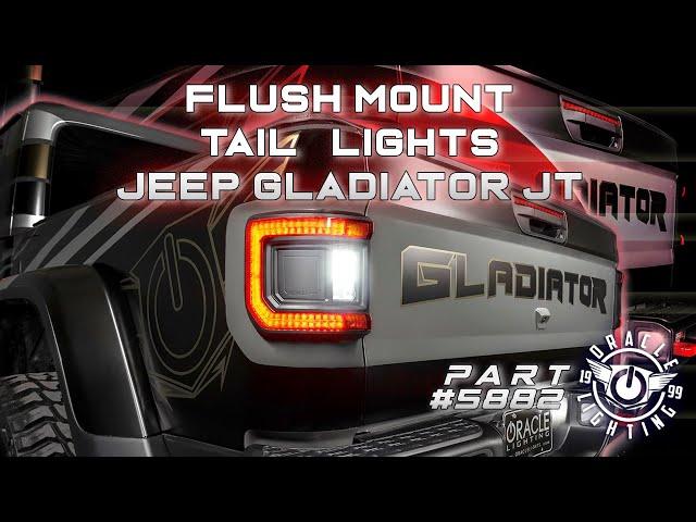 Jeep Gladiator Flush LED Tail Light DIY Installation Guide by ORACLE Lighting