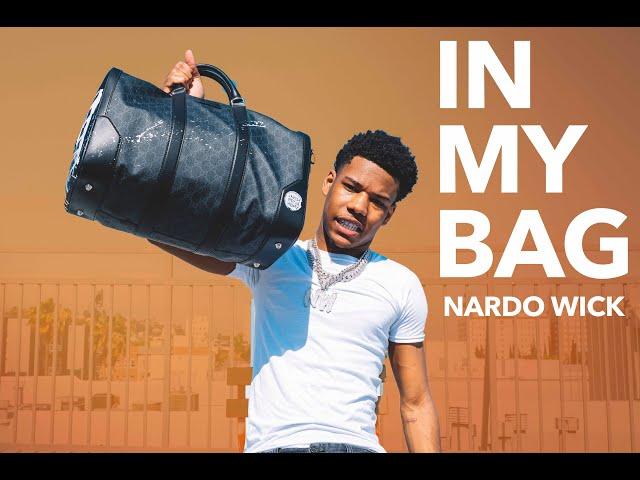 Nardo Wick Keeps A Bag Of Cash On Him To Bless Somebody | HNHH's In My Bag