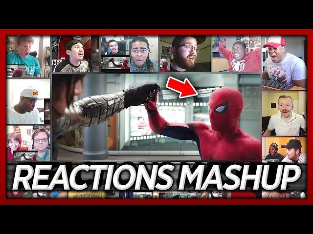 Official "Spiderman" TV Spot Reaction's Mashup (Captain America: Civil War)