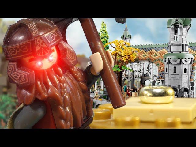 Gimli DESTROYS Rivendell - LEGO parody