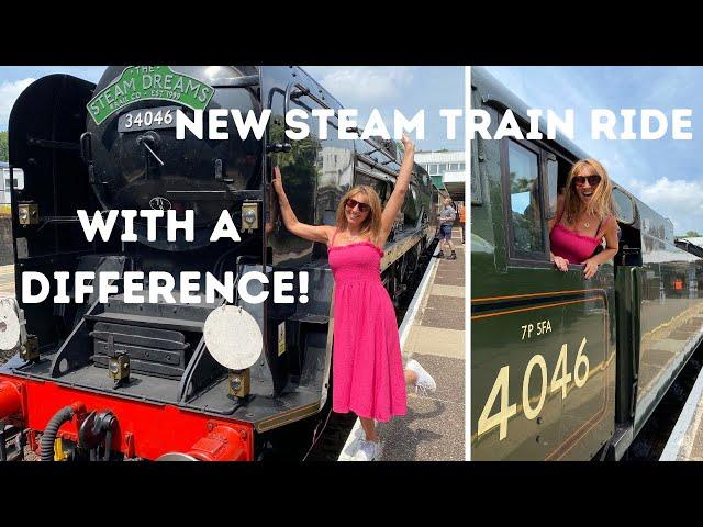 VINTAGE STEAM TRAIN WITH A DIFFERENCE - NEW GARDEN OF ENGLAND LUNCH TOUR (with Pullman-style dining)