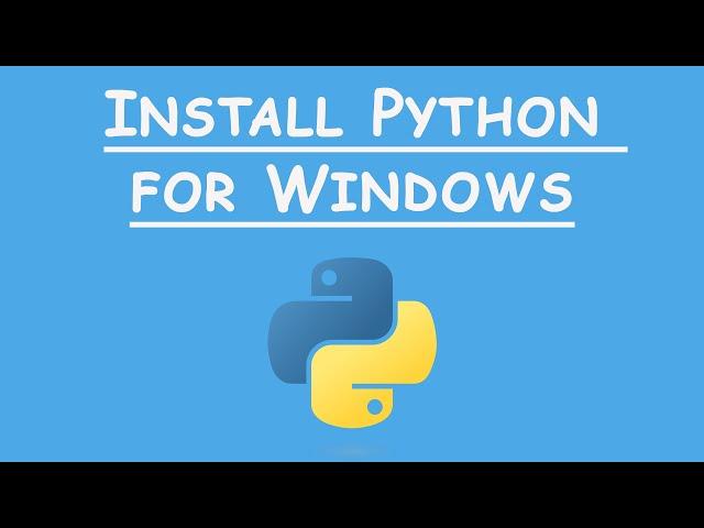 How to install Python (VS Code) (2025)