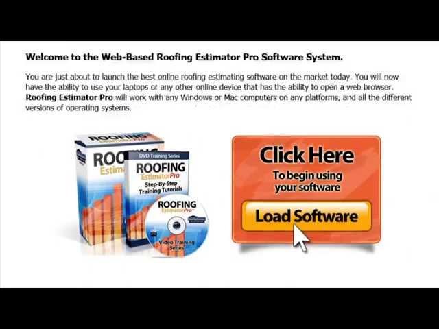 Web Based Roofing Software - Roofing Estimator Pro