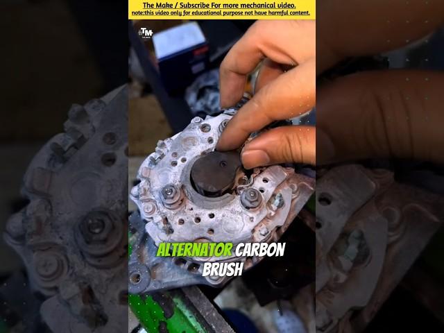 Снятие угольной щетки генератора #carseatquicky #carrestorationproject #carpart