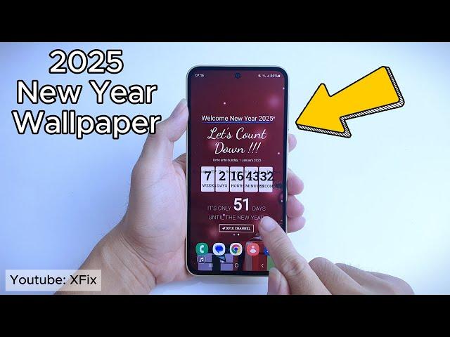 Create New Year 2025 Countdown Live Wallpaper