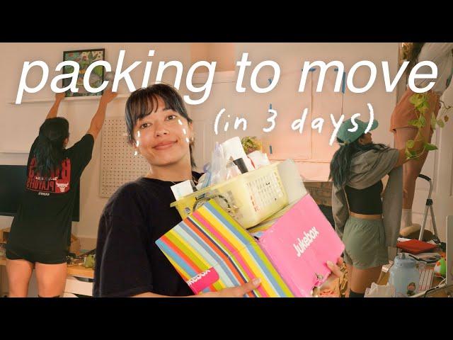 packing my entire apartment in 3 days   epic chatty moving vlog