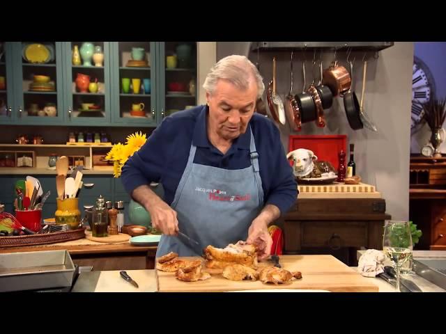 Jacques Pépin Techniques: How to Carve a Roasted Chicken