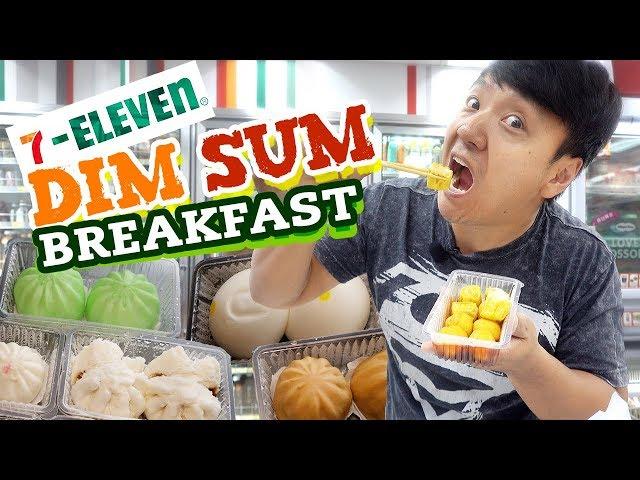 7-ELEVEN DIM SUM Breakfast in HONG KONG