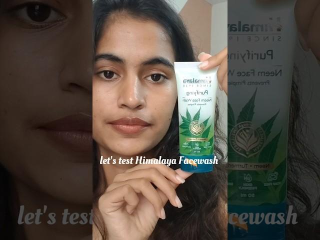 Himalaya Neem Facewash ph test#shorts#skincare#phtest