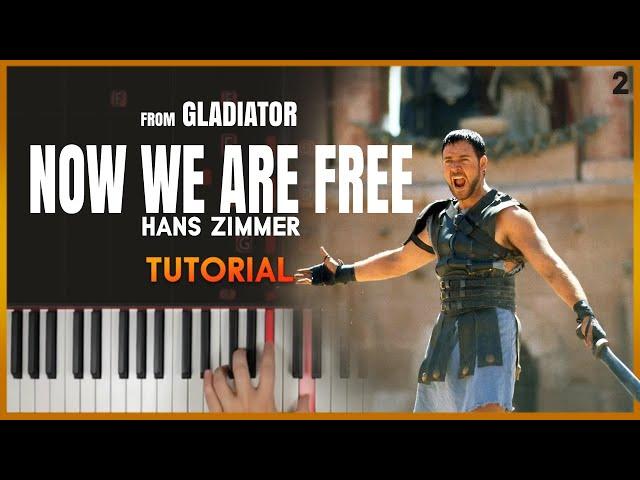 HONOR HIM (Now We Are Free) from 'Gladiator' by Hans Zimmer | Piano Tutorial (Part 1)