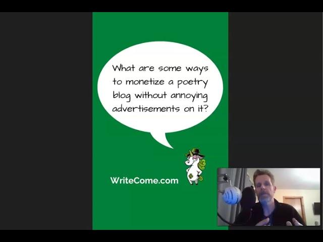 How Do You Monetize A Poetry Blog?