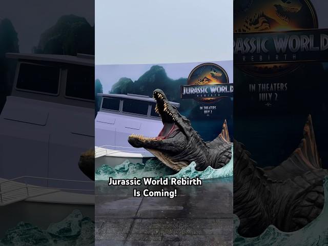 Jurassic World Rebirth is coming to Universal Studios! #jurassicworld #universal
