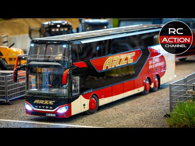 Unique exteme detailed RC BUS with incredible features - scale 1/14 - and RC Trucks & Construction!