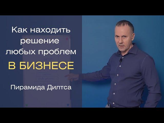 Как находить решение любых проблем в бизнесе | Пирамида Дилтса для бизнеса