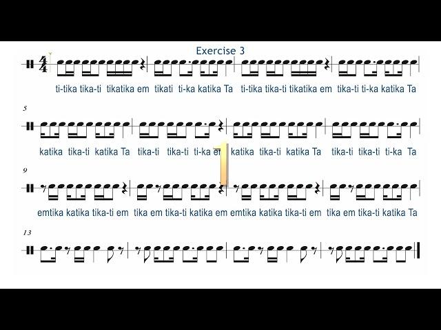 Intermediate Rhythm Exercise To Improve Your Sight Reading Skill #musiclessons