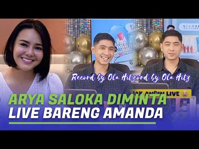 Arya Saloka Diminta Live Bareng Amanda Manopo, Begini Responnya, Beri Janji ke Fans